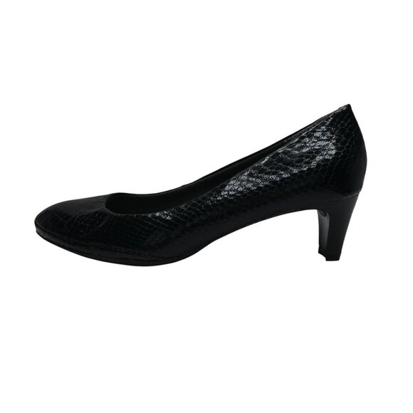 Eurosoft by Sofft Trichelle Black Snakeskin Print Pumps Heels Womens 9 - Picture 4 of 13